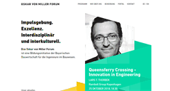 Desktop Screenshot of oskarvonmillerforum.de